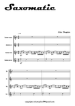 SAXOMATIC for Saxophone Quartet (SATB)