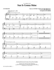 Sun Is Gonna Shine (from Bright Star) - Synthesizer