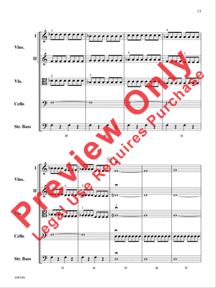 Allegro for Hydroponic Systems String Orchestra scores gallery preview page 14