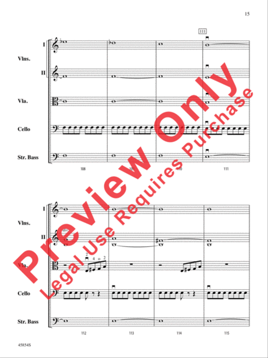 Allegro for Hydroponic Systems String Orchestra scores gallery preview page 16