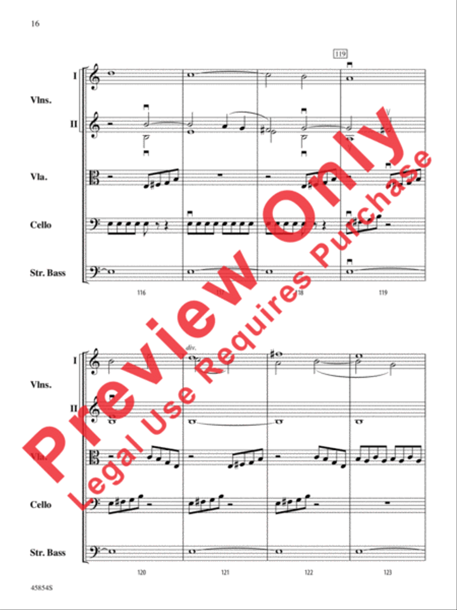 Allegro for Hydroponic Systems String Orchestra scores gallery preview page 17