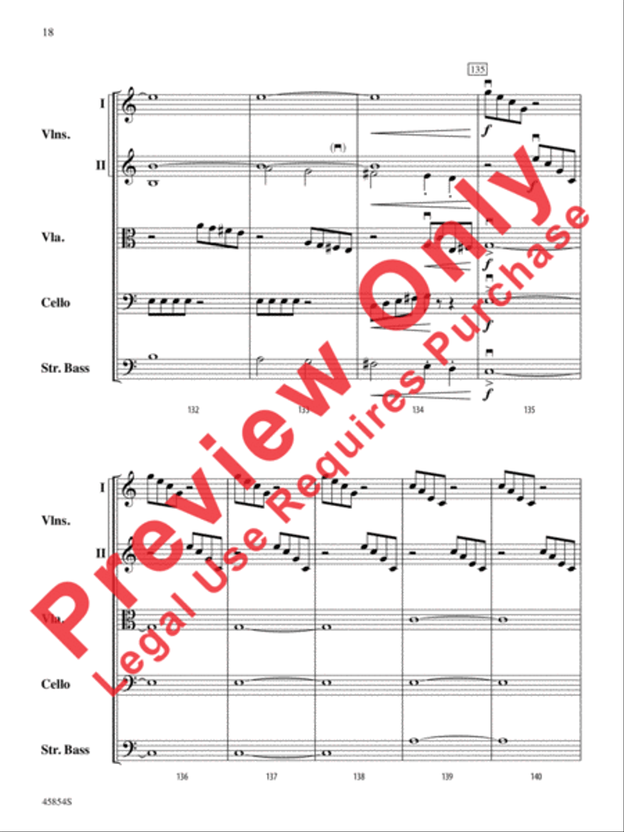 Allegro for Hydroponic Systems String Orchestra scores gallery preview page 19