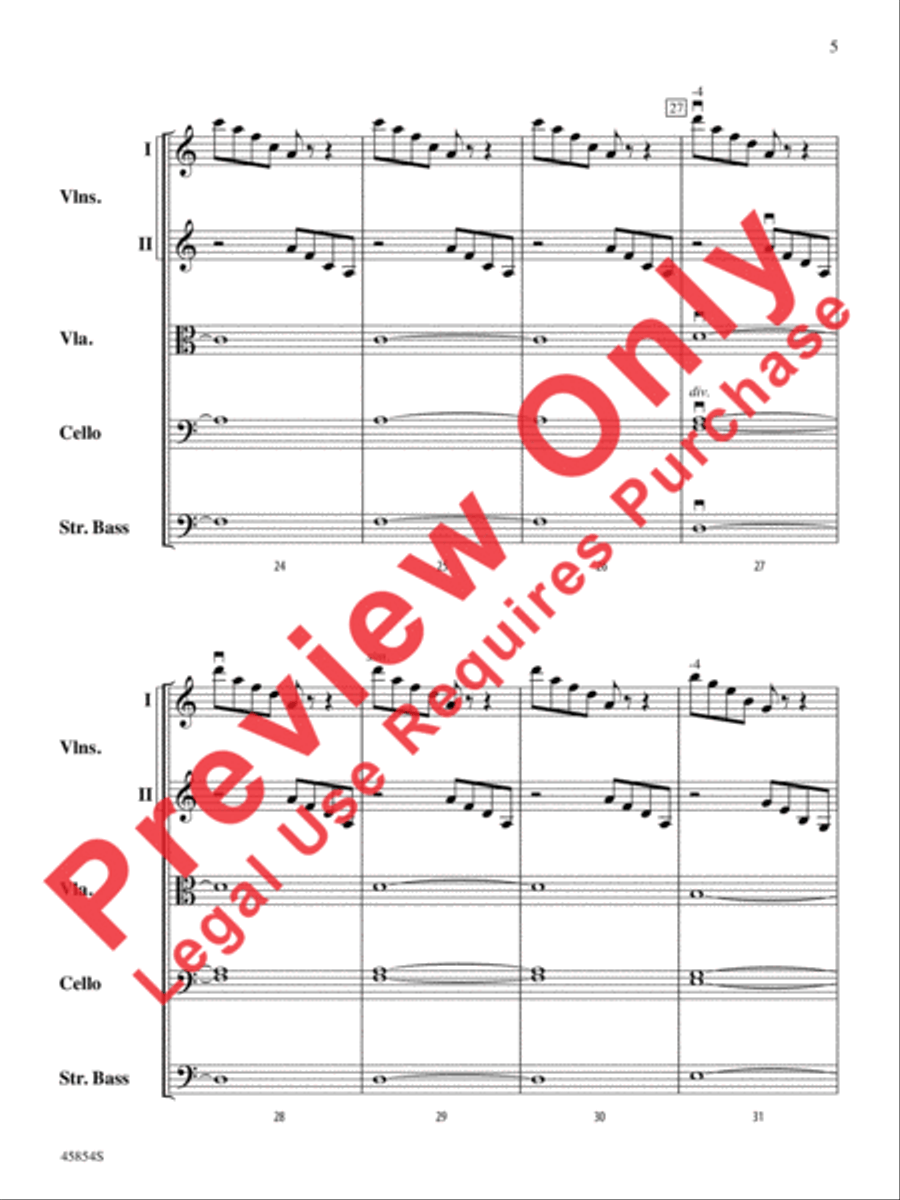 Allegro for Hydroponic Systems String Orchestra scores gallery preview page 6