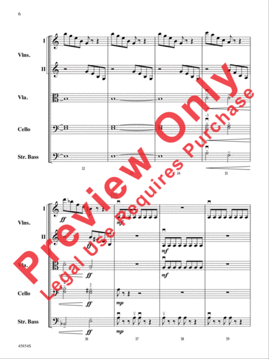 Allegro for Hydroponic Systems String Orchestra scores gallery preview page 7