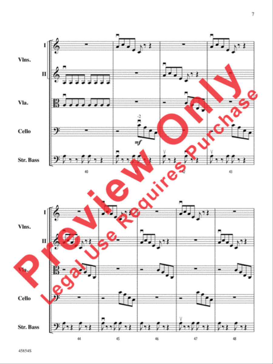 Allegro for Hydroponic Systems String Orchestra scores gallery preview page 8