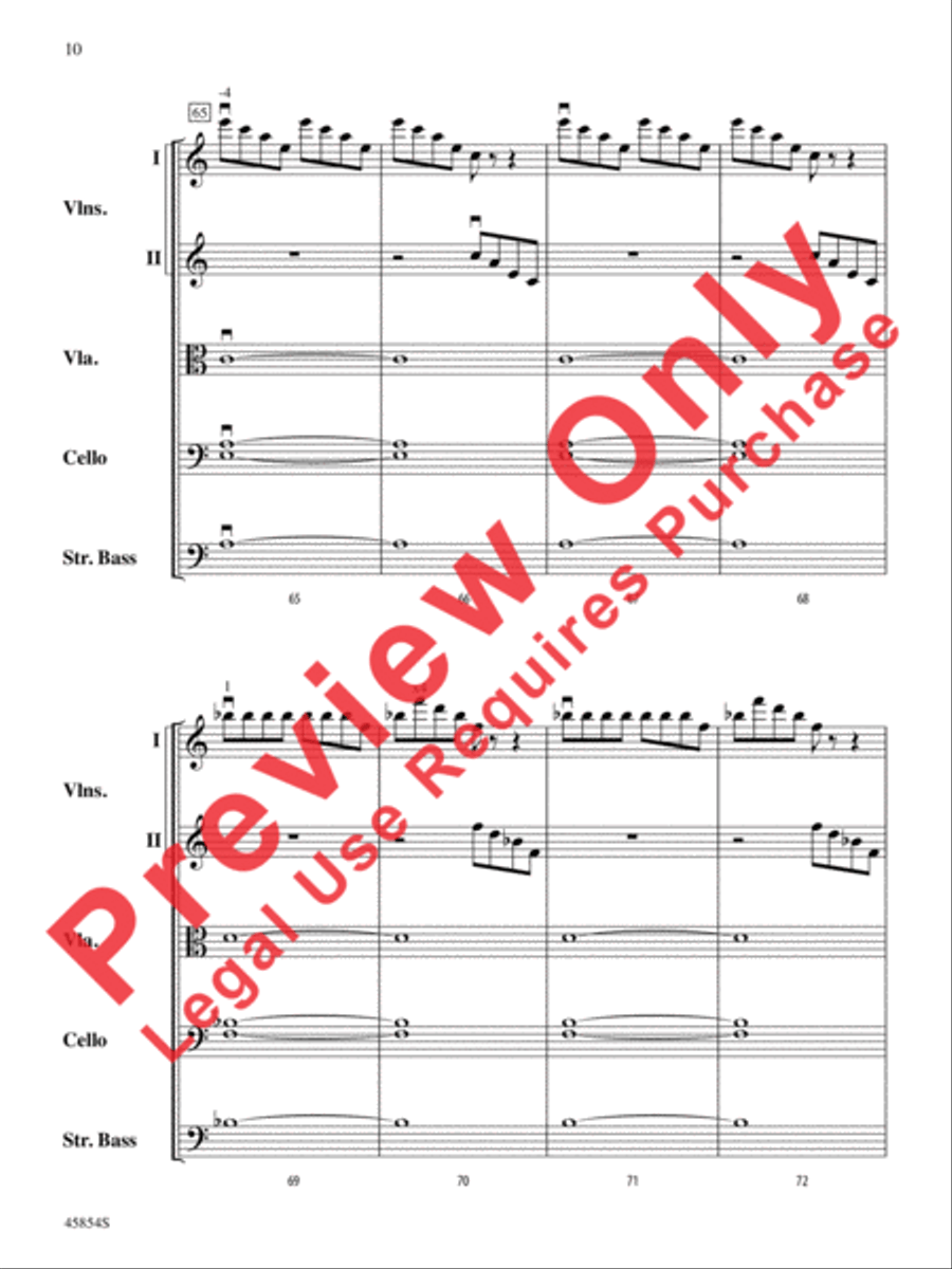 Allegro for Hydroponic Systems String Orchestra scores gallery preview page 11