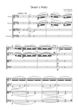 Waldteufel: Skater's Waltz (string quartet)