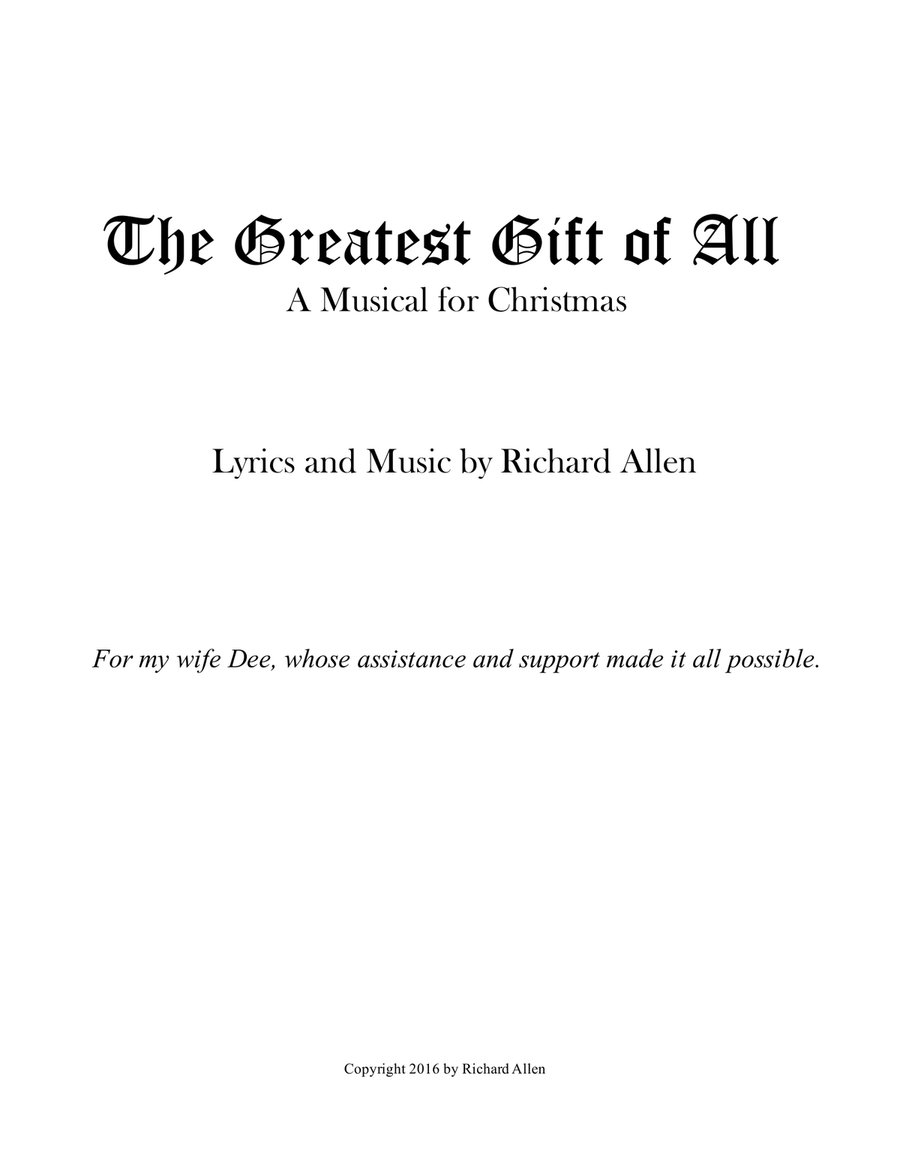 The Greatest Gift of All 4-Part scores gallery preview page 3