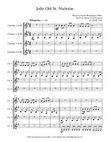 Jolly Old St. Nicholas (4 Clarinets)