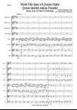 Wohl mir dass ich Jesum habe (Jesu joy of man's desiring) for clarinet quartet and strings mini preview