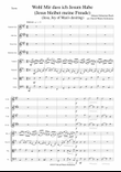 Wohl mir dass ich Jesum habe (Jesu joy of man's desiring) for saxophone quartet and strings mini preview