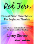 Red Fern Easiest Piano Sheet Music for Beginner Pianists mini preview