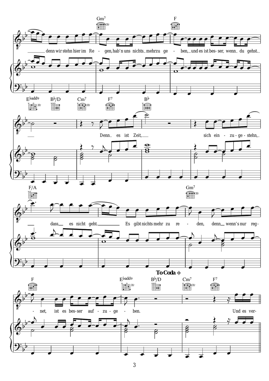 Symphonie Symphonie Piano, Vocal scores gallery preview page 3