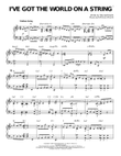I've Got The World On A String [Jazz version]