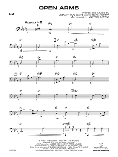 Open Arms: String Bass
