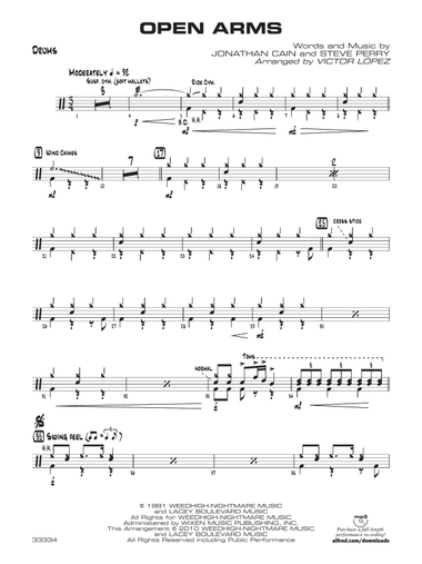 Open Arms: Drums