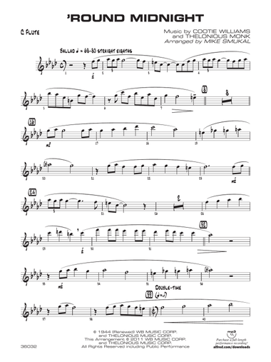 'Round Midnight: Flute