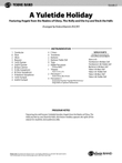 A Yuletide Holiday: Score