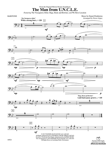 The Man from U.N.C.L.E. (from the Original Motion Picture Soundtrack): Baritone B.C.