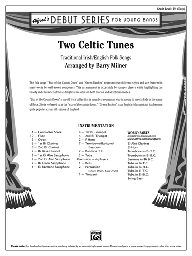 Two Celtic Tunes: Score