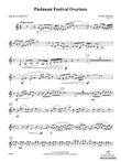 Piedmont Festival Overture: 2nd B-flat Clarinet mini preview