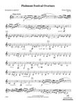 Piedmont Festival Overture: B-flat Bass Clarinet mini preview
