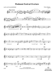 Piedmont Festival Overture: E-flat Alto Saxophone mini preview