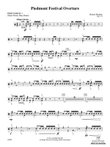 Piedmont Festival Overture: 1st Percussion mini preview