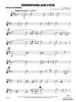 Greensleeves: 2nd E-flat Alto Saxophone mini preview