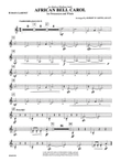 African Bell Carol (for Percussion and Winds): B-flat Bass Clarinet mini preview