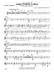 African Bell Carol (for Percussion and Winds): B-flat Tenor Saxophone mini preview
