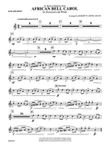 African Bell Carol (for Percussion and Winds): 1st B-flat Trumpet mini preview