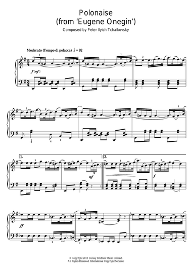 Polonaise (from 'Eugene Onegin')