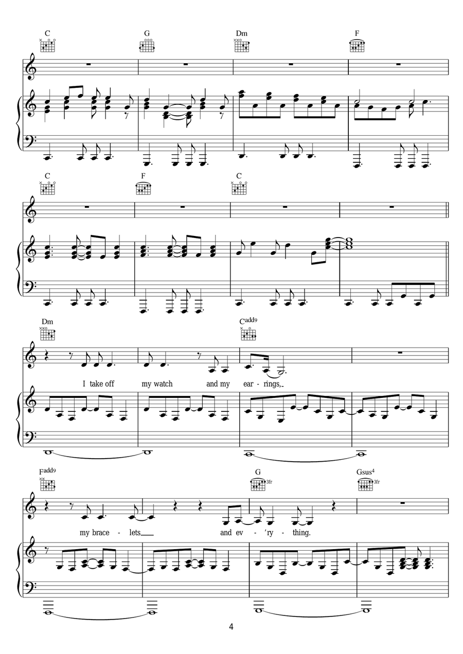 Right In Time Right In Time Piano, Vocal scores gallery preview page 4