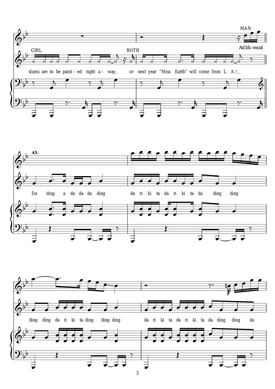 Bombay Dreams Bombay Dreams Piano, Vocal scores gallery preview page 3