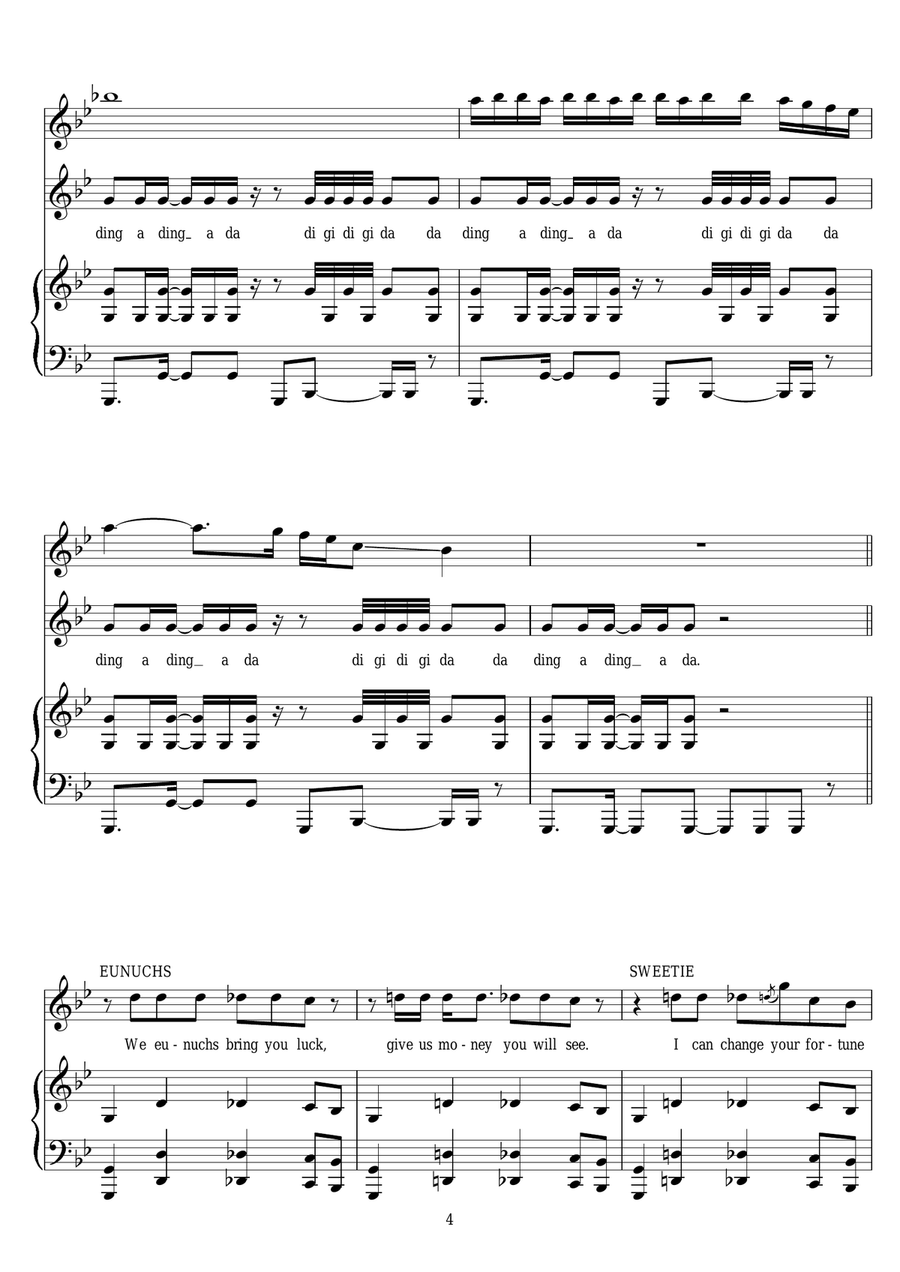 Bombay Dreams Bombay Dreams Piano, Vocal scores gallery preview page 4