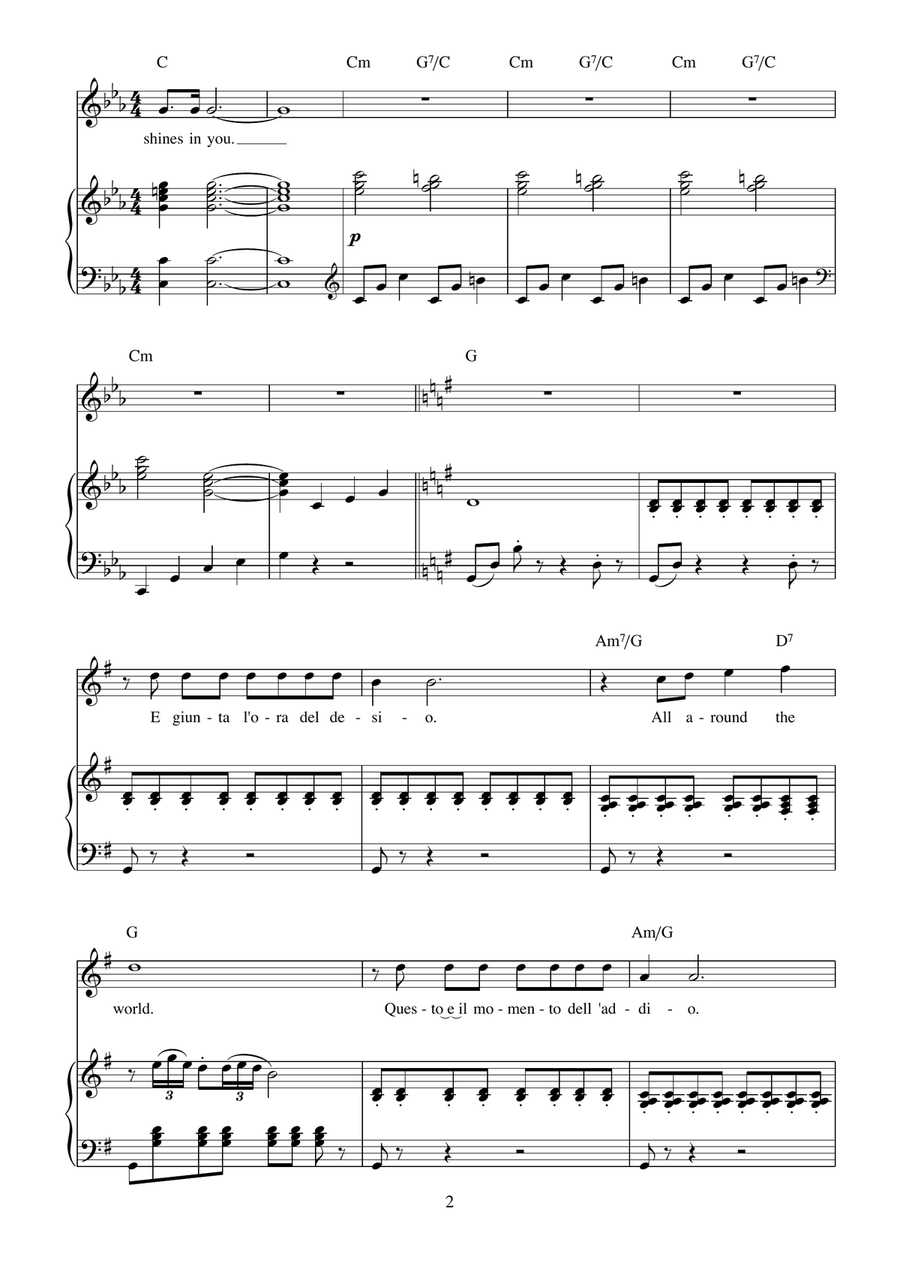 Just Wave Hello Just Wave Hello Piano, Vocal scores gallery preview page 2