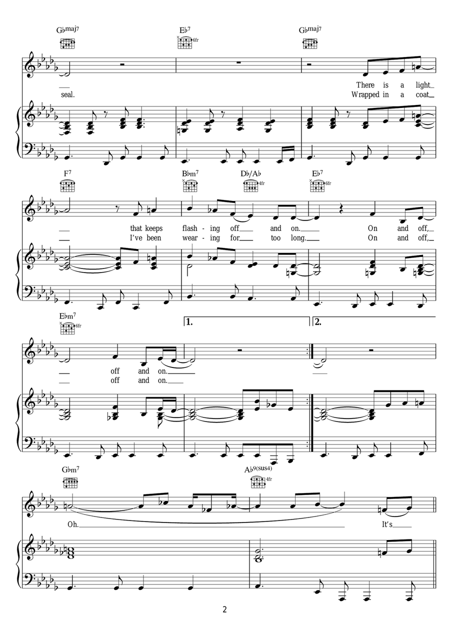So Wonderful So Wonderful Piano, Vocal scores gallery preview page 2