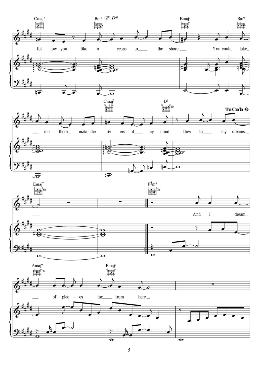 Immigrant Immigrant Piano, Vocal scores gallery preview page 3