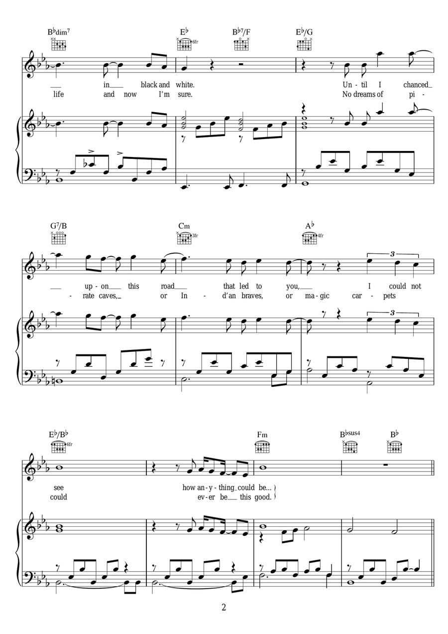 Better Than A Dream Better Than A Dream Piano, Vocal scores gallery preview page 2