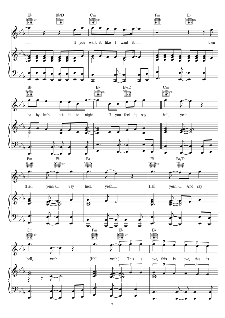 This Is Love This Is Love Piano, Vocal scores gallery preview page 2