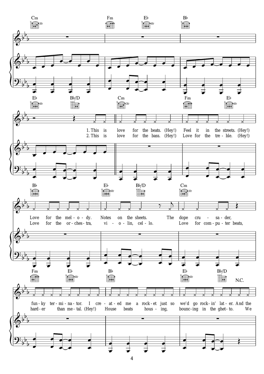 This Is Love This Is Love Piano, Vocal scores gallery preview page 4