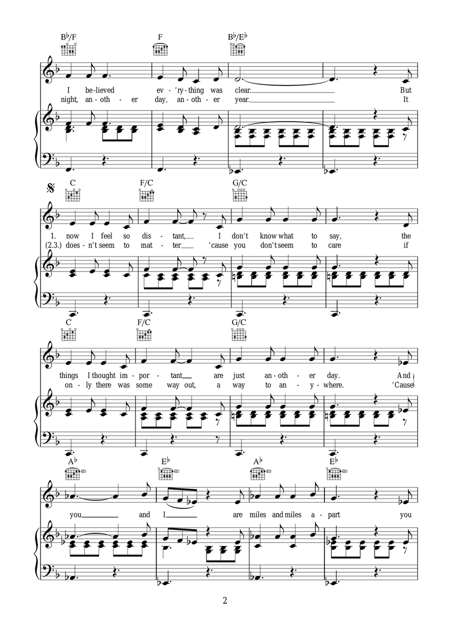 January, February January, February Piano, Vocal scores gallery preview page 2