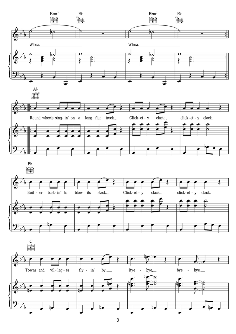 Frankfort Special Frankfort Special Piano, Vocal scores gallery preview page 3