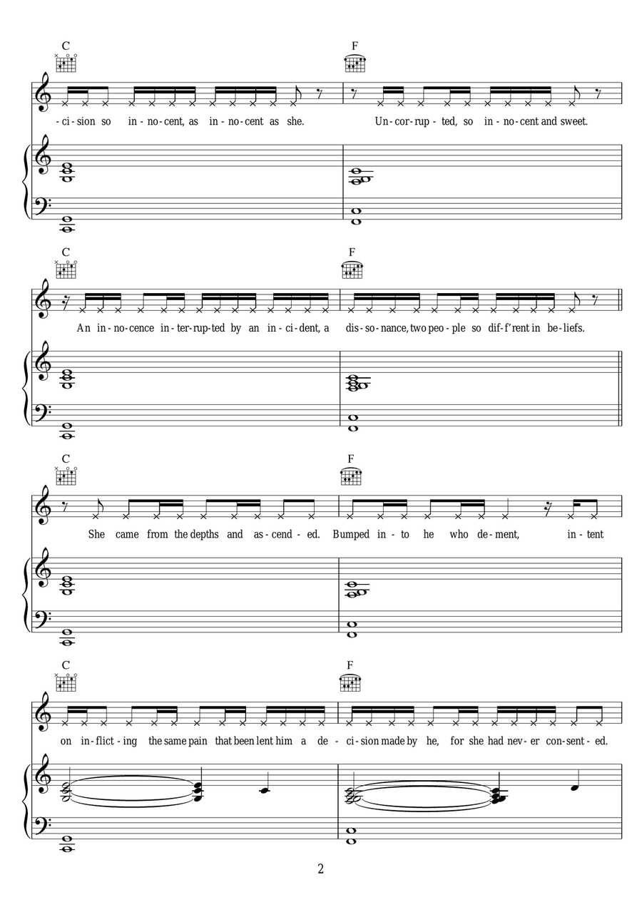 Astronaut (featuring Emeli Sande) Piano, Vocal scores gallery preview page 2