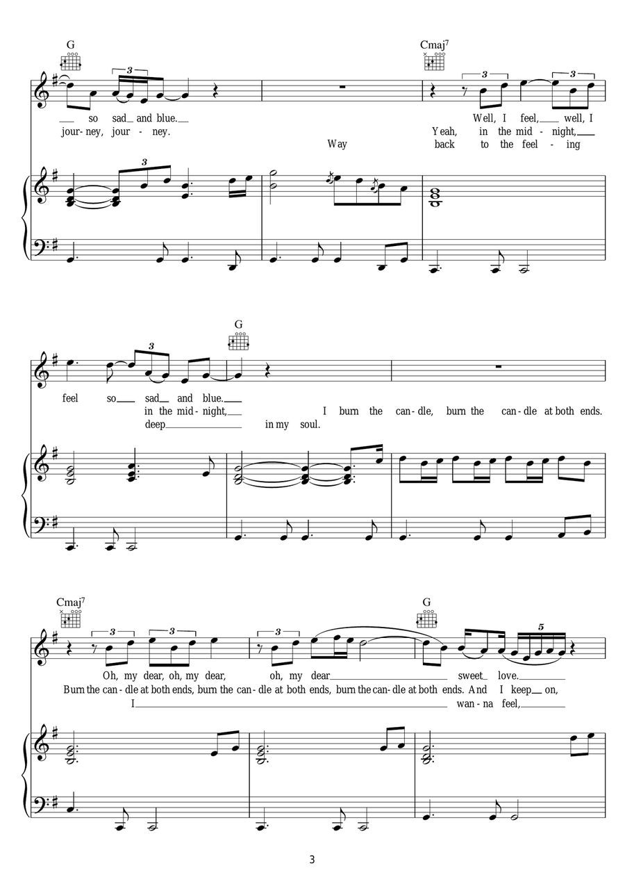Hymns To The Silence Hymns To The Silence Piano, Vocal scores gallery preview page 3