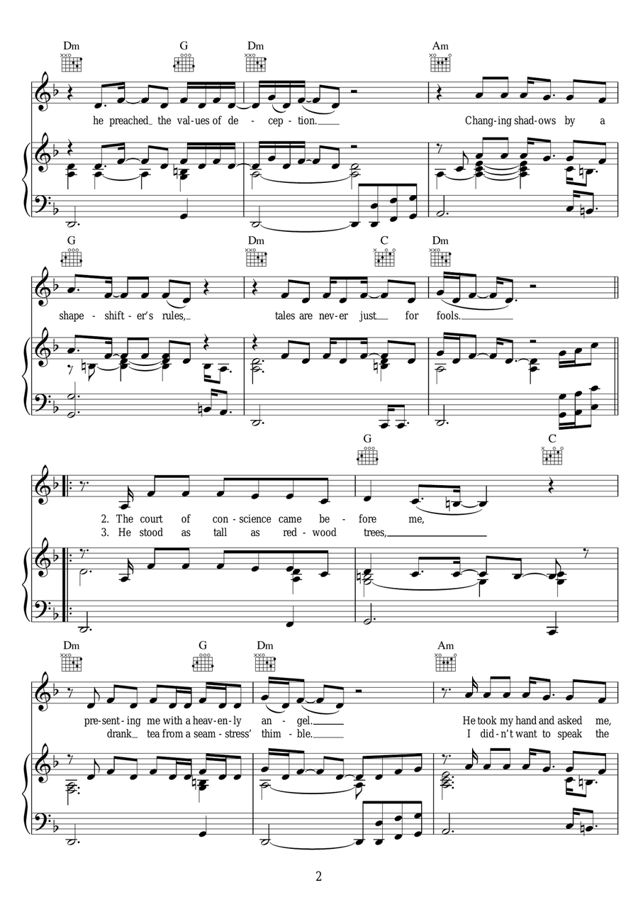 Do You Want The Truth Or Something Beautiful? Piano, Vocal scores gallery preview page 2