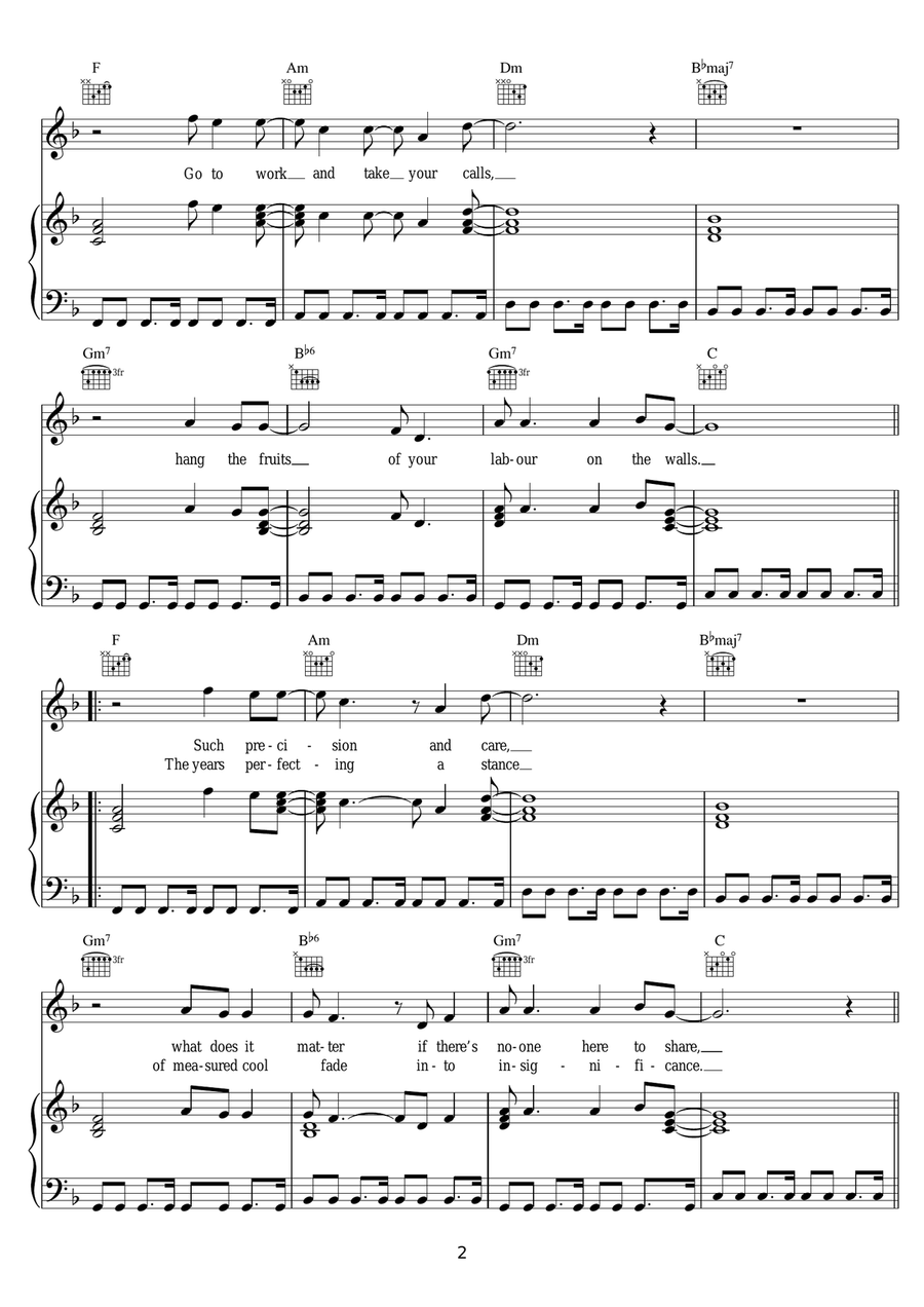 A Red Letter Day A Red Letter Day Piano, Vocal scores gallery preview page 2