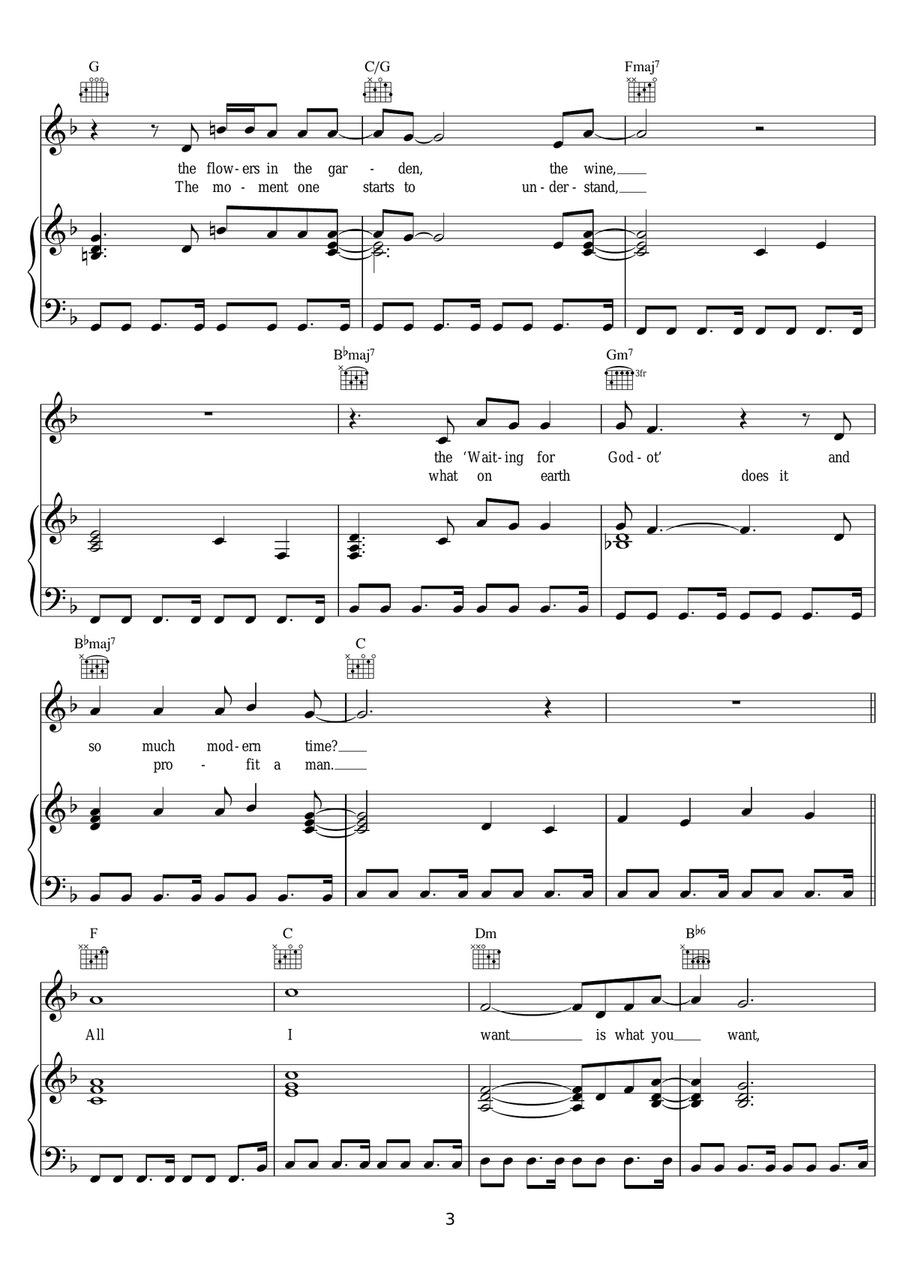 A Red Letter Day A Red Letter Day Piano, Vocal scores gallery preview page 3