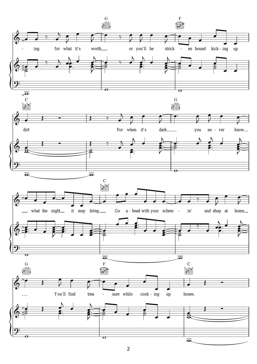 Chorus Chorus Choir scores gallery preview page 2